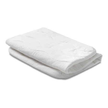 Pokrowiec na materacyk piankowy dziecięcy 70×140×10 cm TENCEL™ – pikowany, z zamkiem 4-stronnym