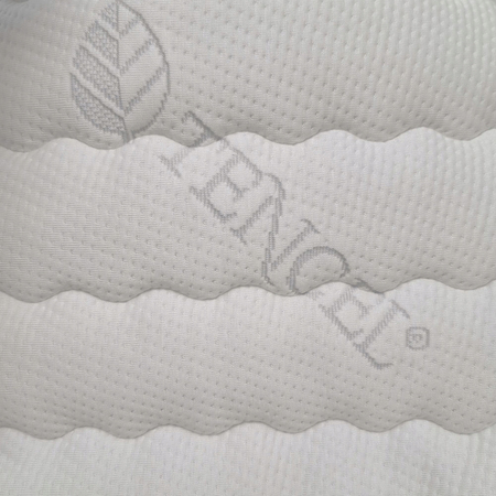 Pikowany materac nawierzchniowy 100x220 cm o wysokości 2 cm komfortowa nakładka ochronna materaca